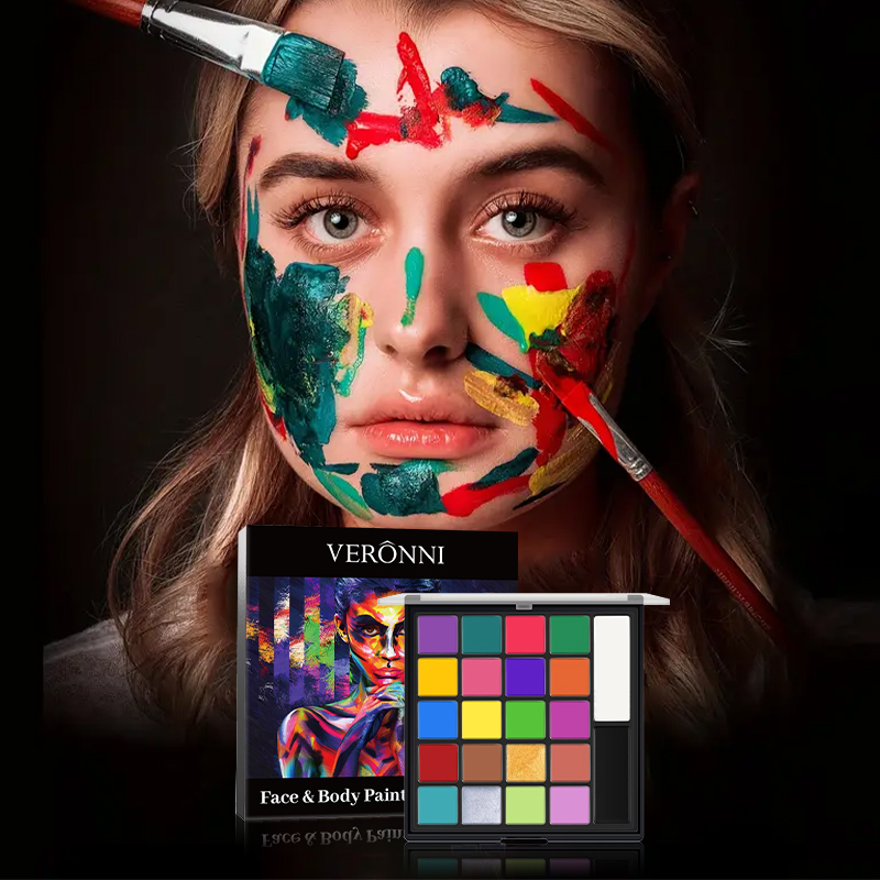 20 Renkli Yüz ve Vücut Boya Pa - Cosplay Prop Paint incelemesi ve fiyatı
